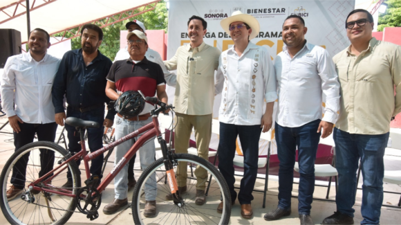 Secretaría del Bienestar pone en marcha el programa ‘En Bici’ en el municipio de Navojoa