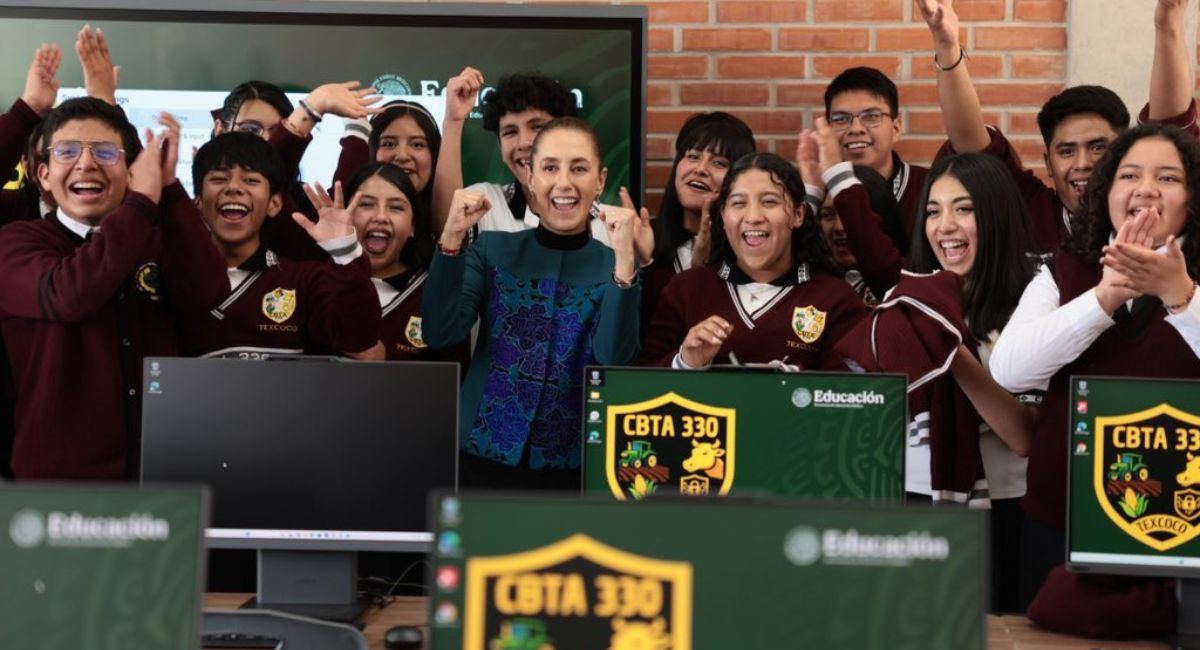 Sheinbaum anuncia nueva meta educativa: 400 mil lugares para estudiantes de preparatoria