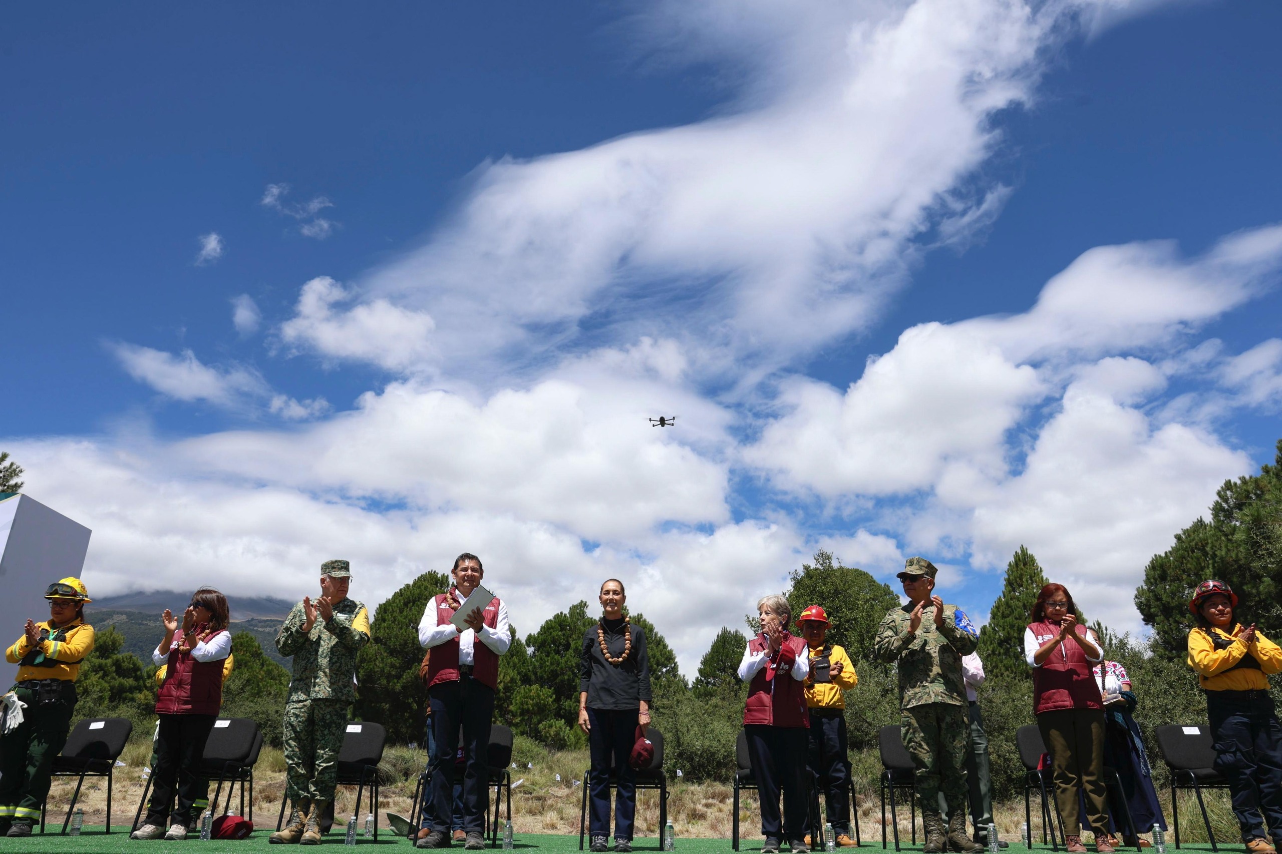 Sheinbaum inicia Jornada Nacional de Reforestación y propone cambiar nombre al Paso de Cortés