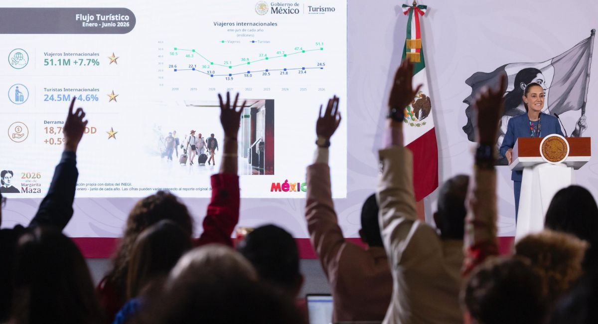 Sectur reporta récord turístico en México durante el primer semestre de 2026