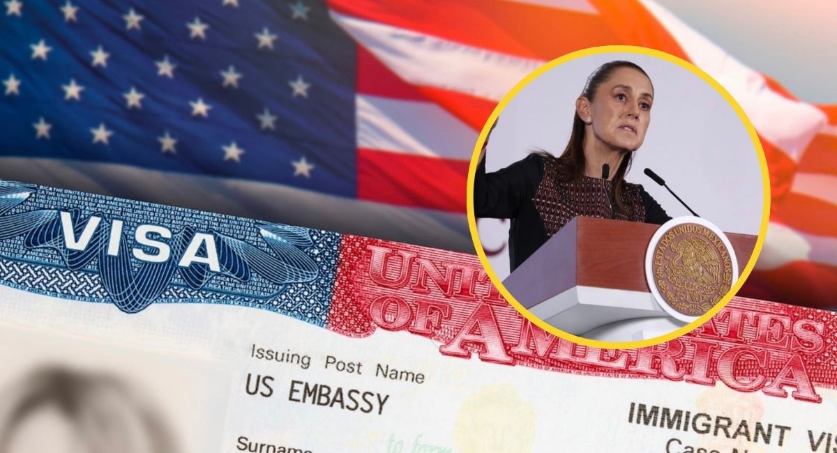 Sheinbaum descarta que México pueda intervenir en el retiro de visas por parte de EU
