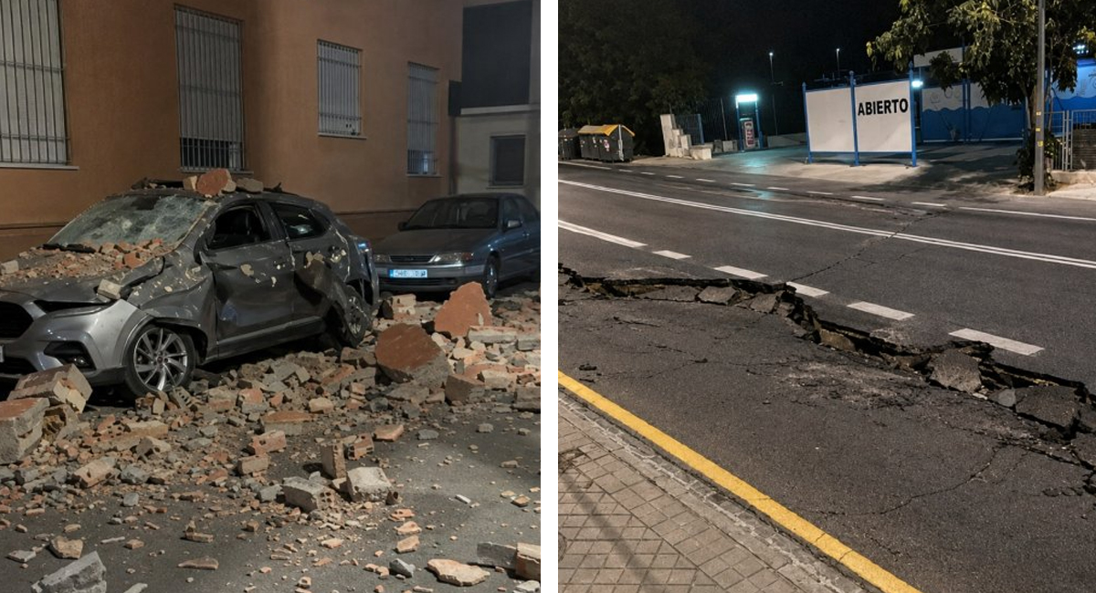 VIDEO: Sismo de magnitud 5 en Andalucía, España, causa destrozos y provoca evacuaciones de emergencia