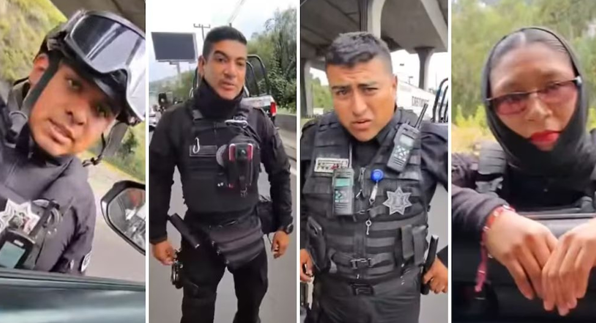 Suspenden a cuatro policías municipales de Edomex tras difundirse video donde amenazan a conductor