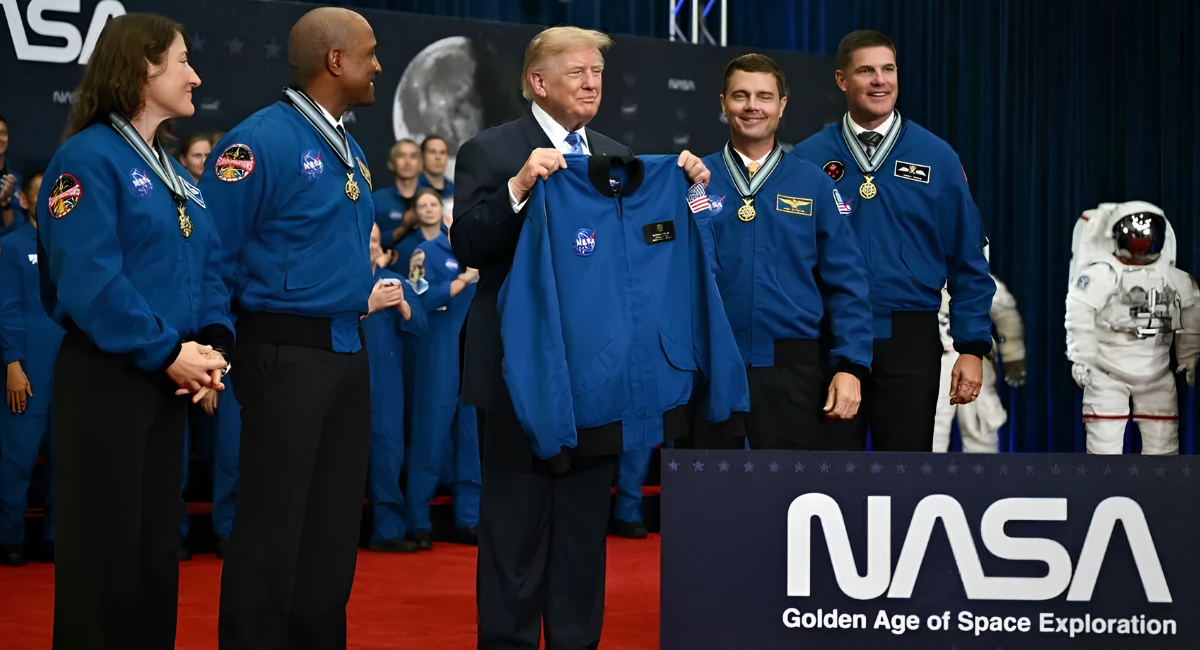 Trump anuncia nave interplanetaria rumbo a Marte en 2028 y la creación de la Academia Espacial de EU