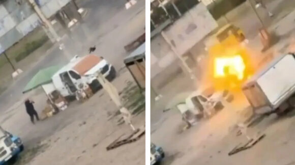Ucrania denuncia crimen de guerra y difunde VIDEO donde dron ruso ataca a comerciante ambulante