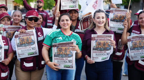 Vecinos de Tirocapes refrendan su confianza en Célida López y la Cuarta Transformación