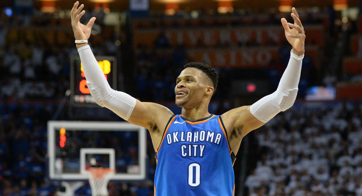 Westbrook vivió su mejor atapa con el Thunder