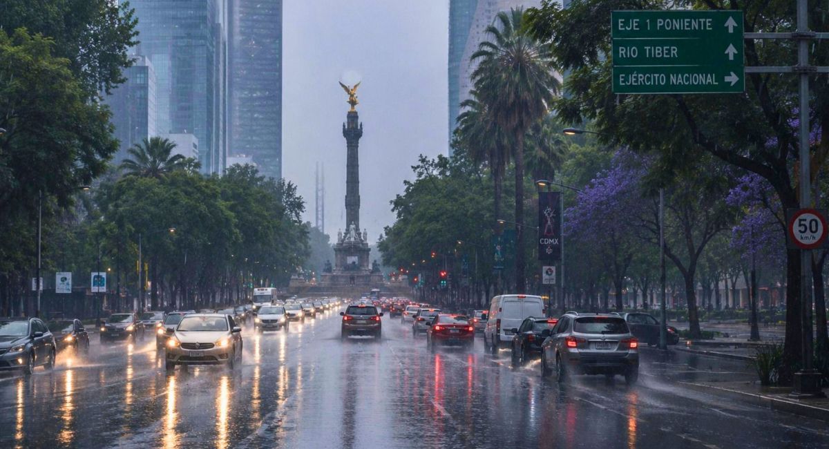 Clima en CDMX hoy: Lluvias y máxima de 23°C