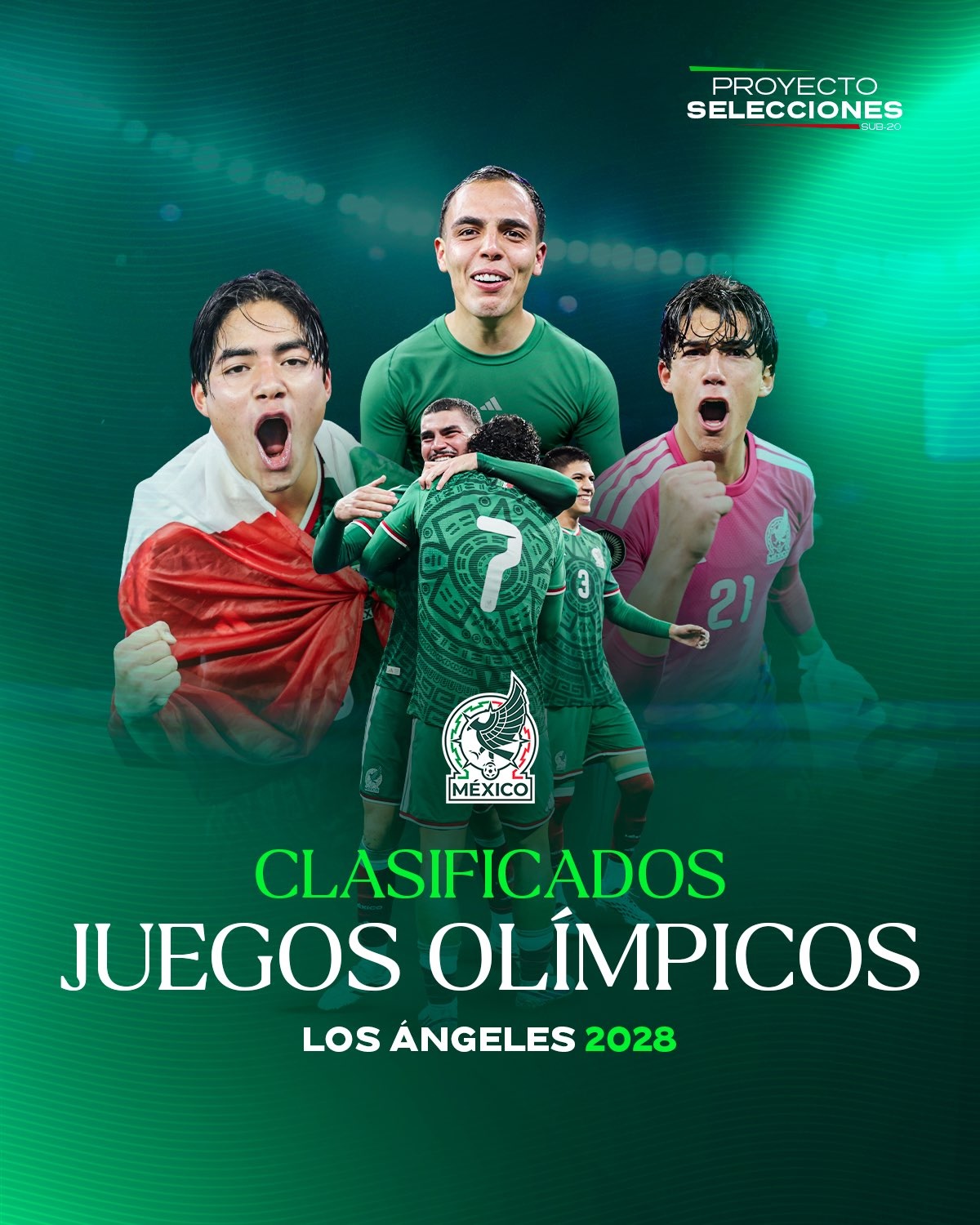 México clasifica a Juegos Olímpicos Los Ángeles 2028