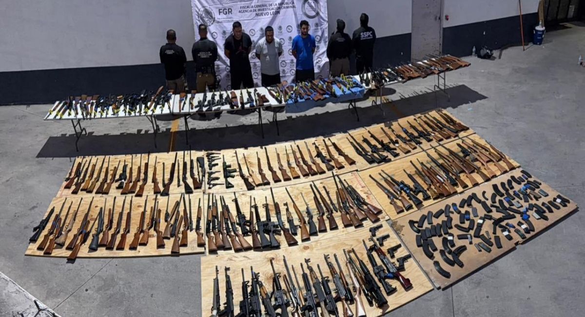 García Harfuch frena traslado de 210 armas desde Texas a México