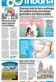 Tribuna Sonora 3-Agosto-2026