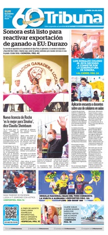 Cubierta de la versión impresa del 23 Ago 2026