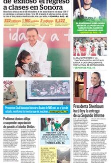 Tribuna Sonora 1-Septiembre-2026