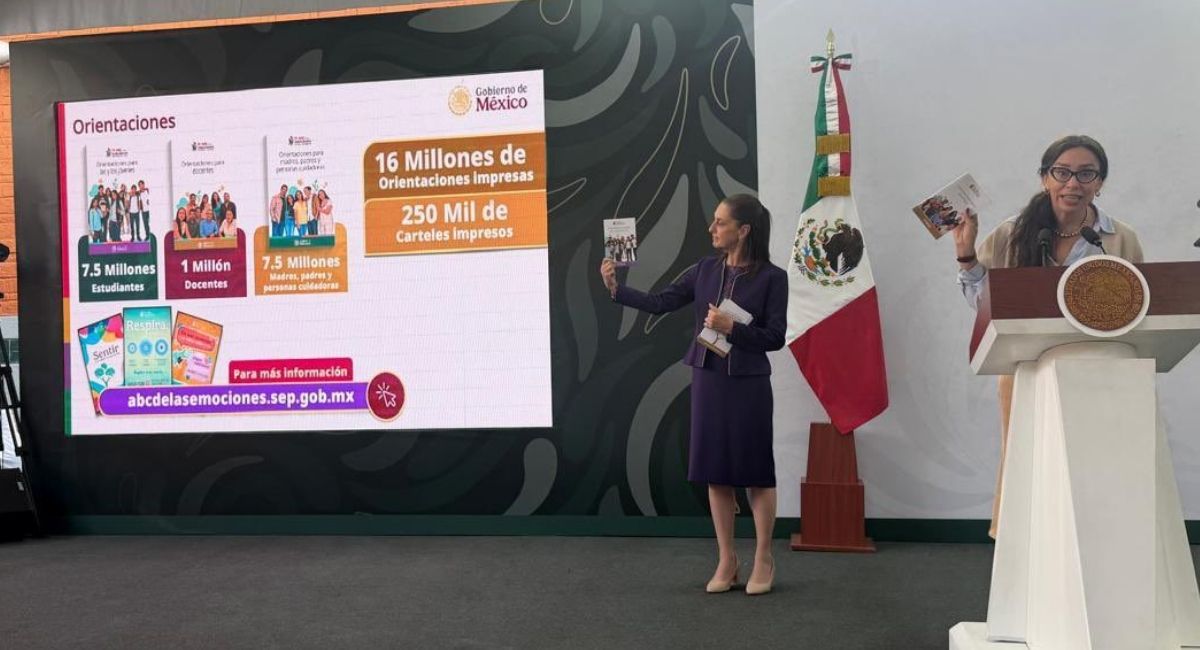 Sheinbaum y SEP presentan 'ABC de las emociones'