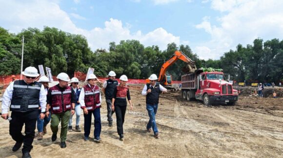 Planta potabilizadora del Lago de Guadalupe avanza: Sheinbaum supervisa obra en Cuautitlán Izcalli, Edomex