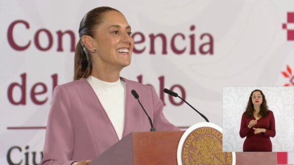 Sheinbaum asegura que la economía mexicana “va muy bien” pese a aranceles de EU