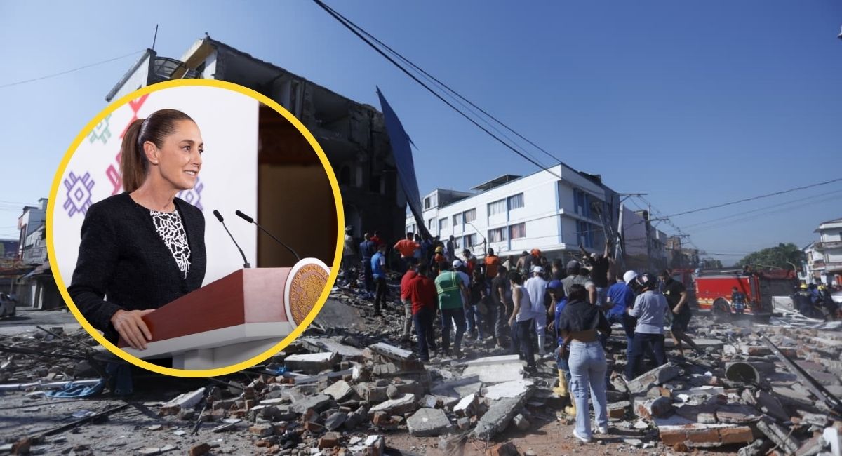 Sheinbaum se solidariza con Colombia tras terremoto de 7.4