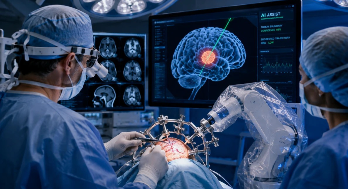 ¡Histórico! Logran retirar un tumor cerebral con ayuda de la Inteligencia Artificial