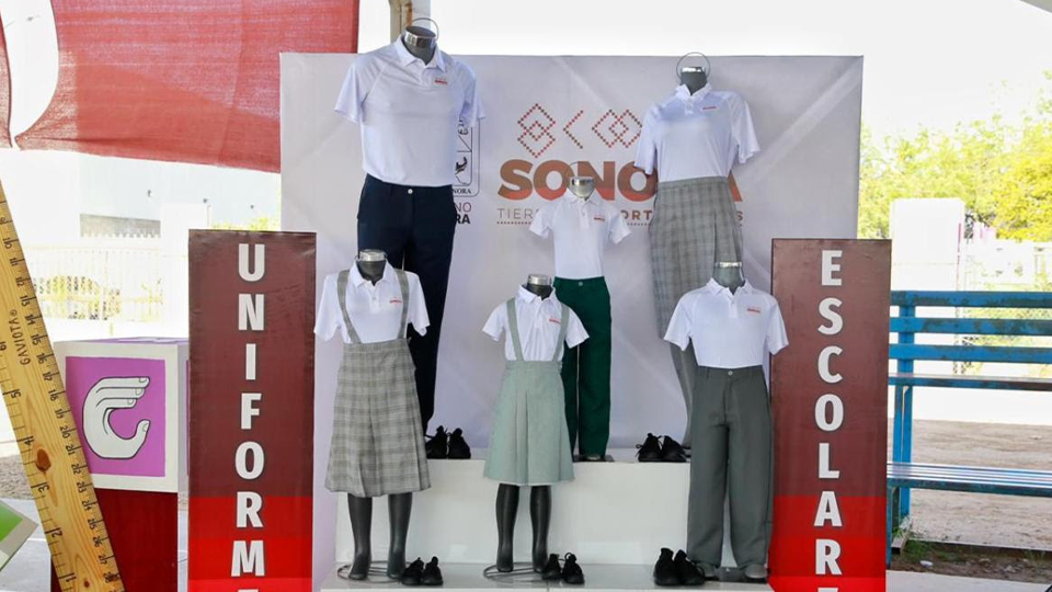 430 mil paquetes de uniformes fueron distribuidos para el ciclo 2026-2027 en Sonora