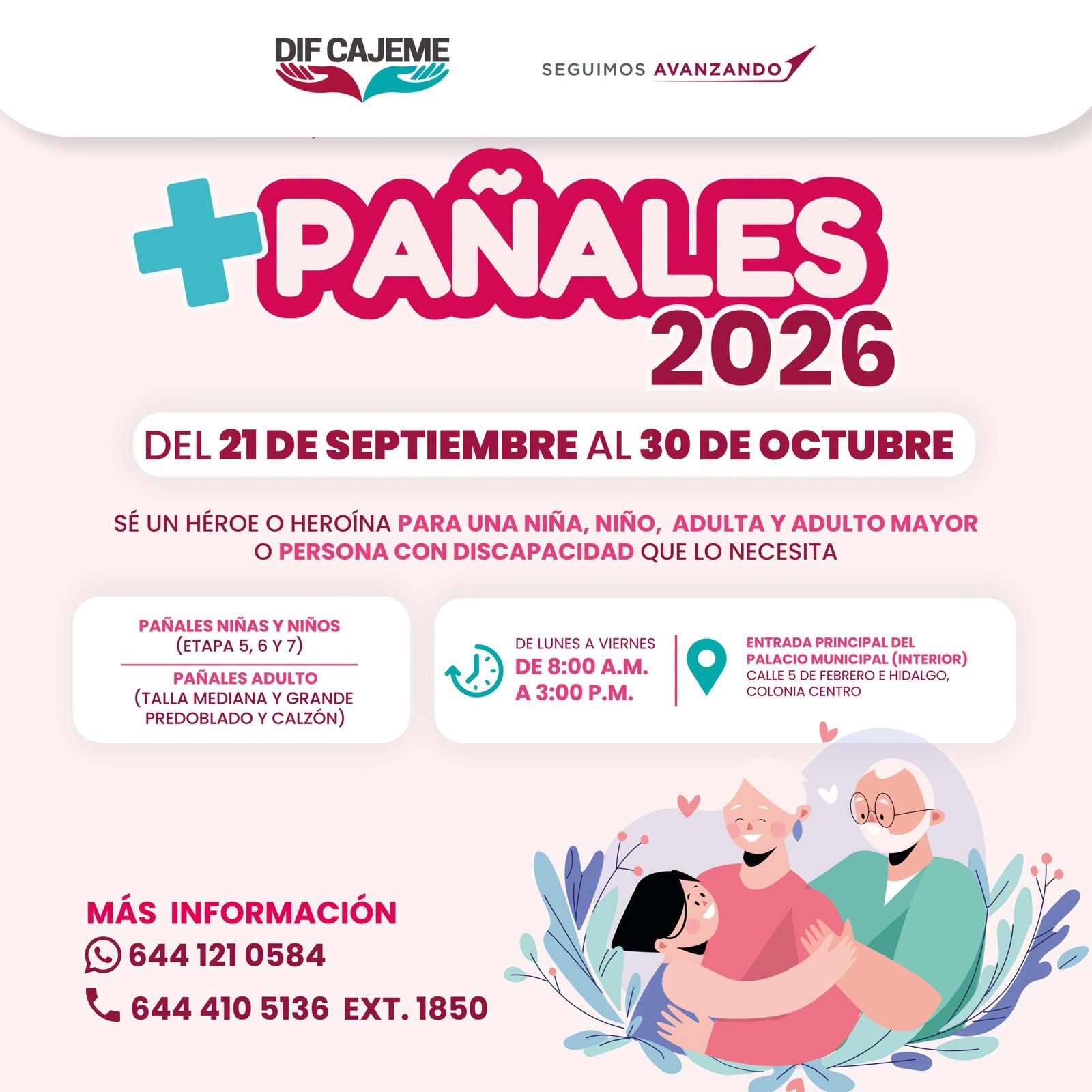 DIF Cajeme inicia campaña ‘+Pañales’ y busca superar las 75 mil piezas recolectadas