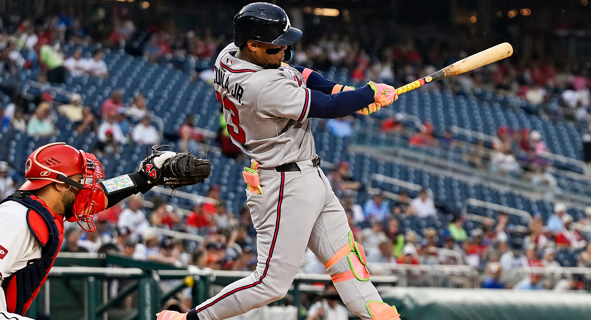 Acuña Jr. destacó en el triunfo de los Braves sobre Washington con un cuadrangular que le ayudó a romper una marca en MLB