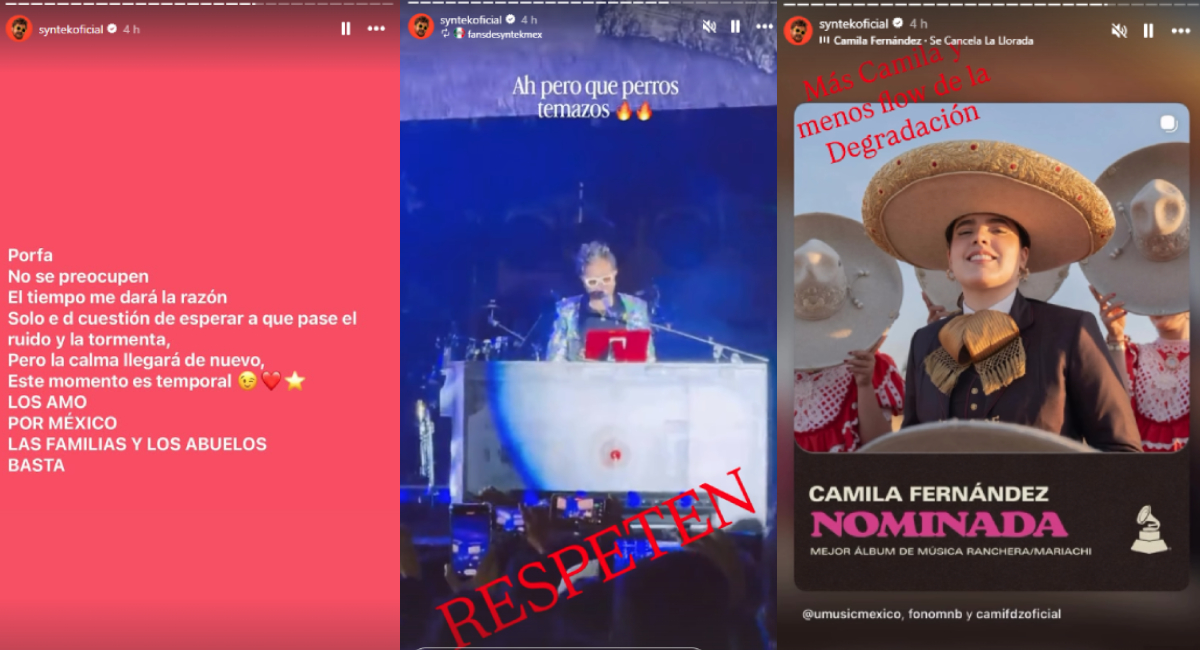 Aleks Syntek mantine sus dichos en concierto del 15 de septiembre y afirma el tiempo le dará la razón