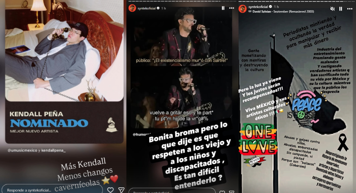 Aleks Syntek se defiende de ataques