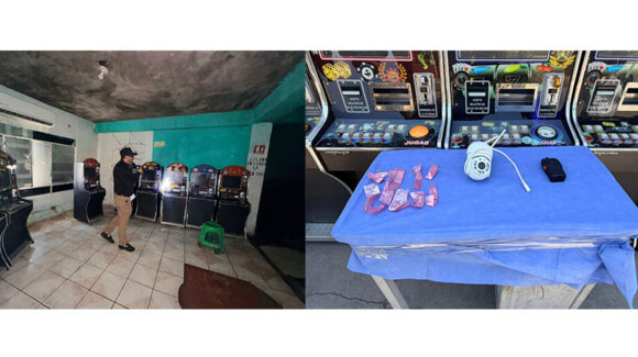 Aseguran 11 máquinas tragamonedas y 10 envoltorios de crystal tras cateo de inmueble en Guaymas