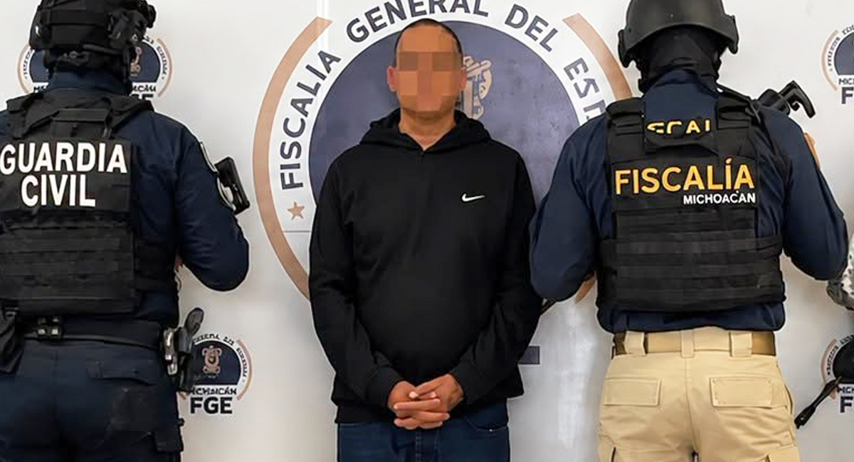 Atrapan a ‘El Señor de la T’, operador del CJNG en Michoacán; lo buscaban por extorsión y secuestro