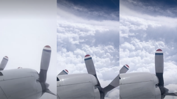 (VIDEO) Avión cazahuracanes entra al ojo de ‘Polo’ y capta imágenes del poderoso huracán