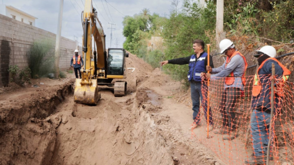 Ayuntamiento de Navojoa mejora el flujo de aguas residuales en el oriente con 58 mdp