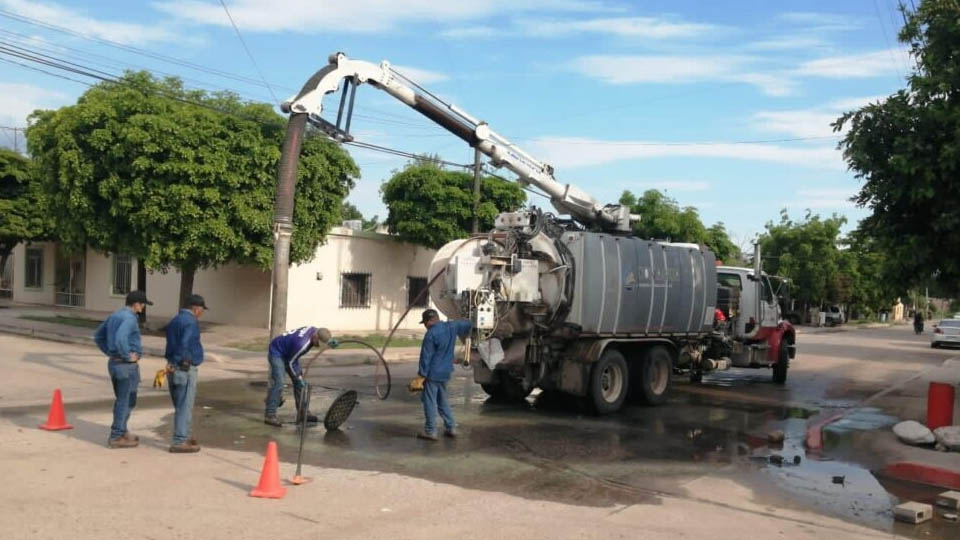 Ayuntamiento de Navojoa triplica capacidad de desazolve sanitario con inversión de 11mdp