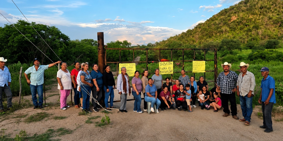 Basurón municipal a cielo abierto afecta a la Comunidad de Piedras Verdes en Álamos