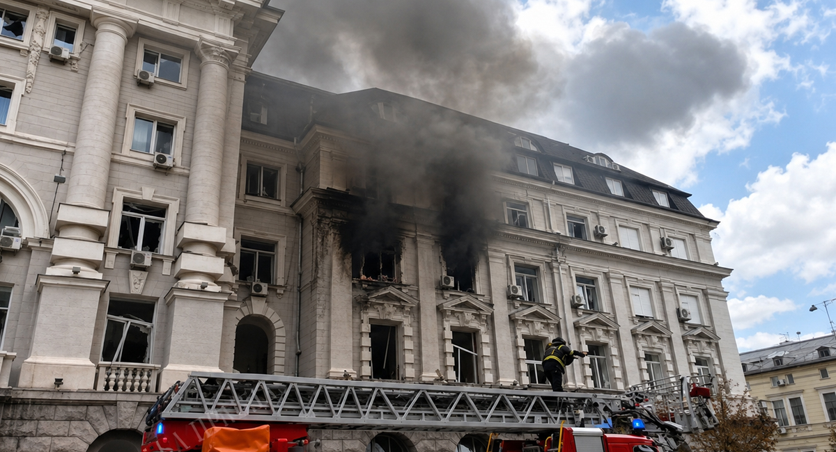 Bombardeos cruzados afectan edificio del Servicio de Inteligencia de Ucrania y depósito de petróleo ruso