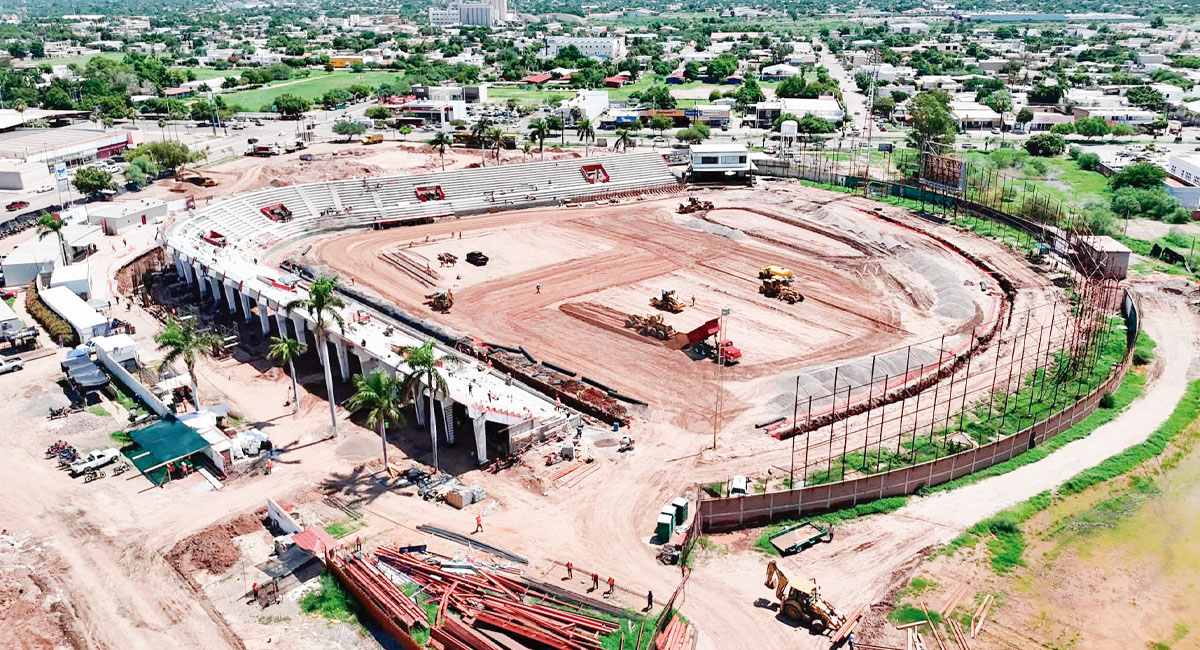 Los trabajos de remodelación del 'Ciclón' Echeverría continúan a marchas forzadas