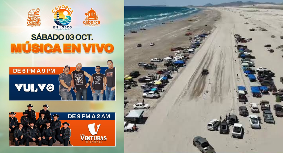 Caborca en Lobos 2026 música en vivo y actividades familiares en Puerto Lobos