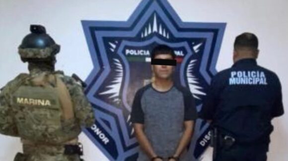 Captura Policía Municipal a joven con envoltorios de marihuana en Cajeme