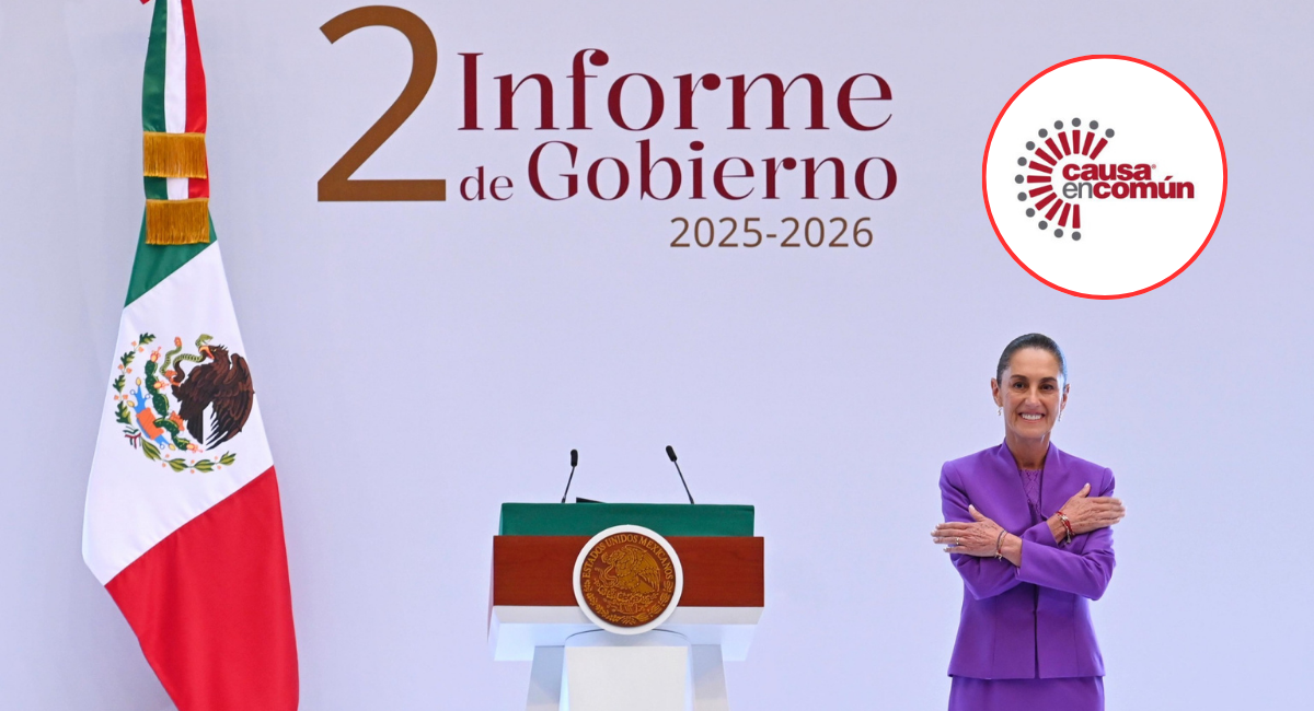 Causa en Común reprueba el Segundo Informe de Gobierno; acusa opacidad, militarización e inseguridad