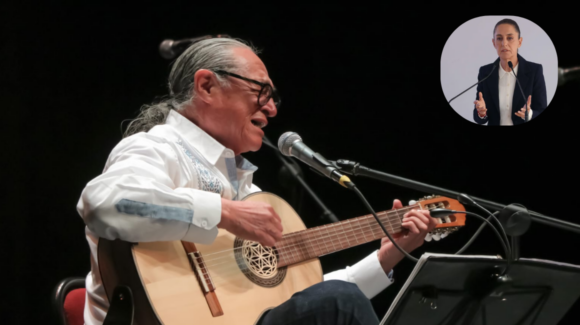 Claudia Sheinbaum lamenta el fallecimiento del cantautor Gabino Palomares