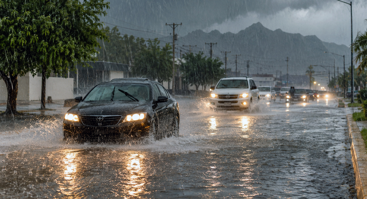 Clima de hoy en Sonora: Pronostican lluvias fuertes e intensas esta noche de lunes 7 de septiembre