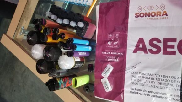 Coesprisson destruye más de 2 mil vapeadores asegurados en Sonora
