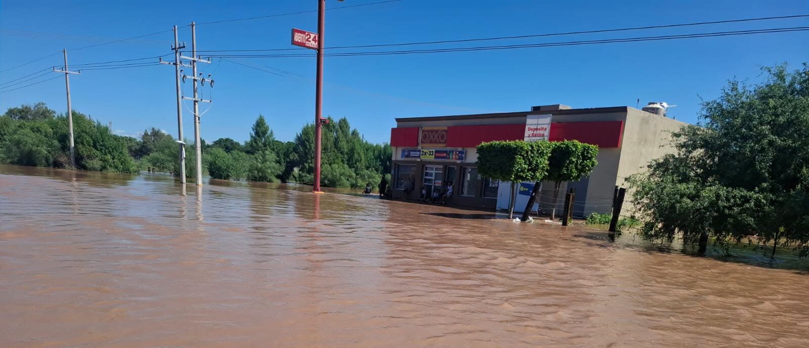 Comunidades rurales de Guaymas y Empalme siguen incomunicadas e inundadas por el huracán Polo