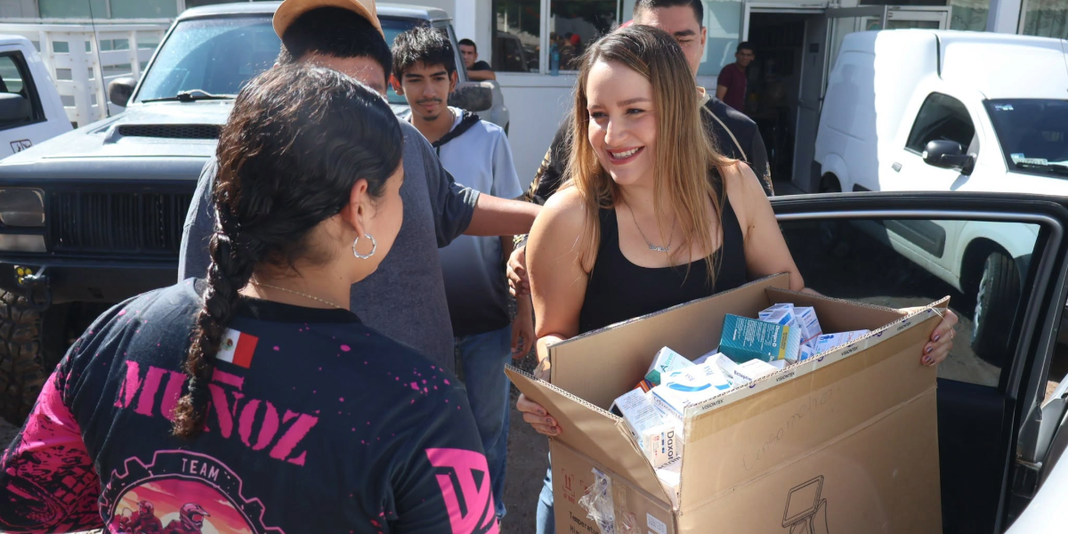 DIF Navojoa abre un centro de acopio para ayuda a las familias damnificadas por 'Polo'