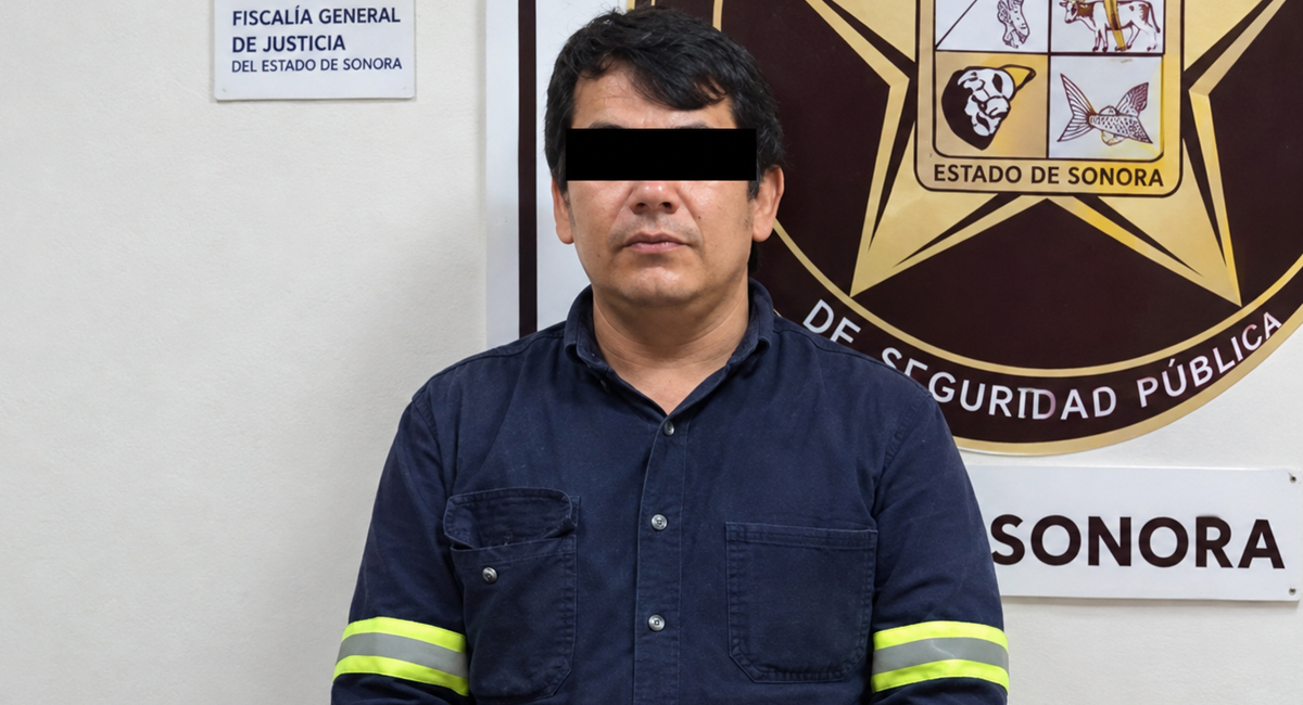 Detienen a técnico de Internet acusado de abusar de una menor de 13 años en Ciudad Obregón