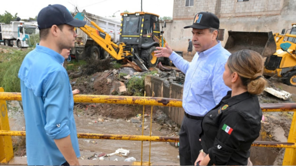 Dirige ‘Toño’ Astiazarán trabajos previos a la llegada de las lluvias en Hermosillo