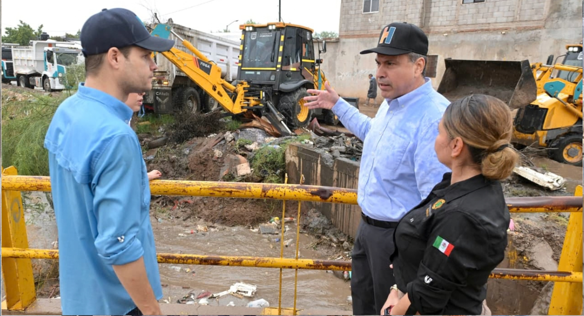 Dirige ‘Toño’ Astiazarán trabajos previos a la llegada de las lluvias