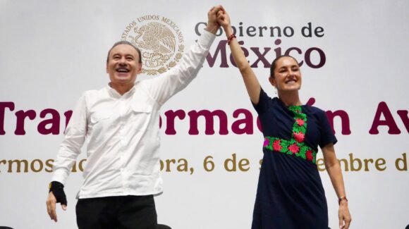 Durazo destaca avances de Sheinbaum en bienestar, seguridad y obras en Sonora
