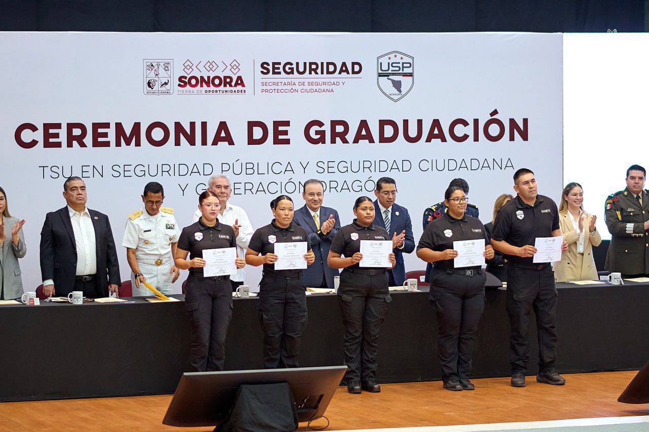 Durazo duplica Policía Estatal; 271 nuevos agentes se integran a la corporación