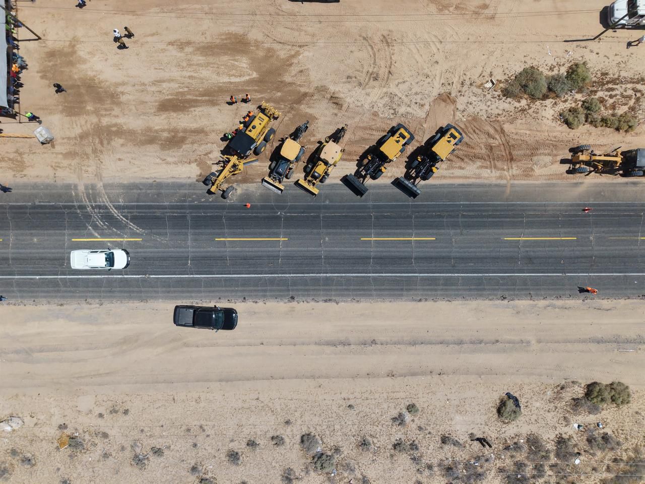 Durazo y Sheinbaum arrancan modernización de carretera Sonoyta-Peñasco