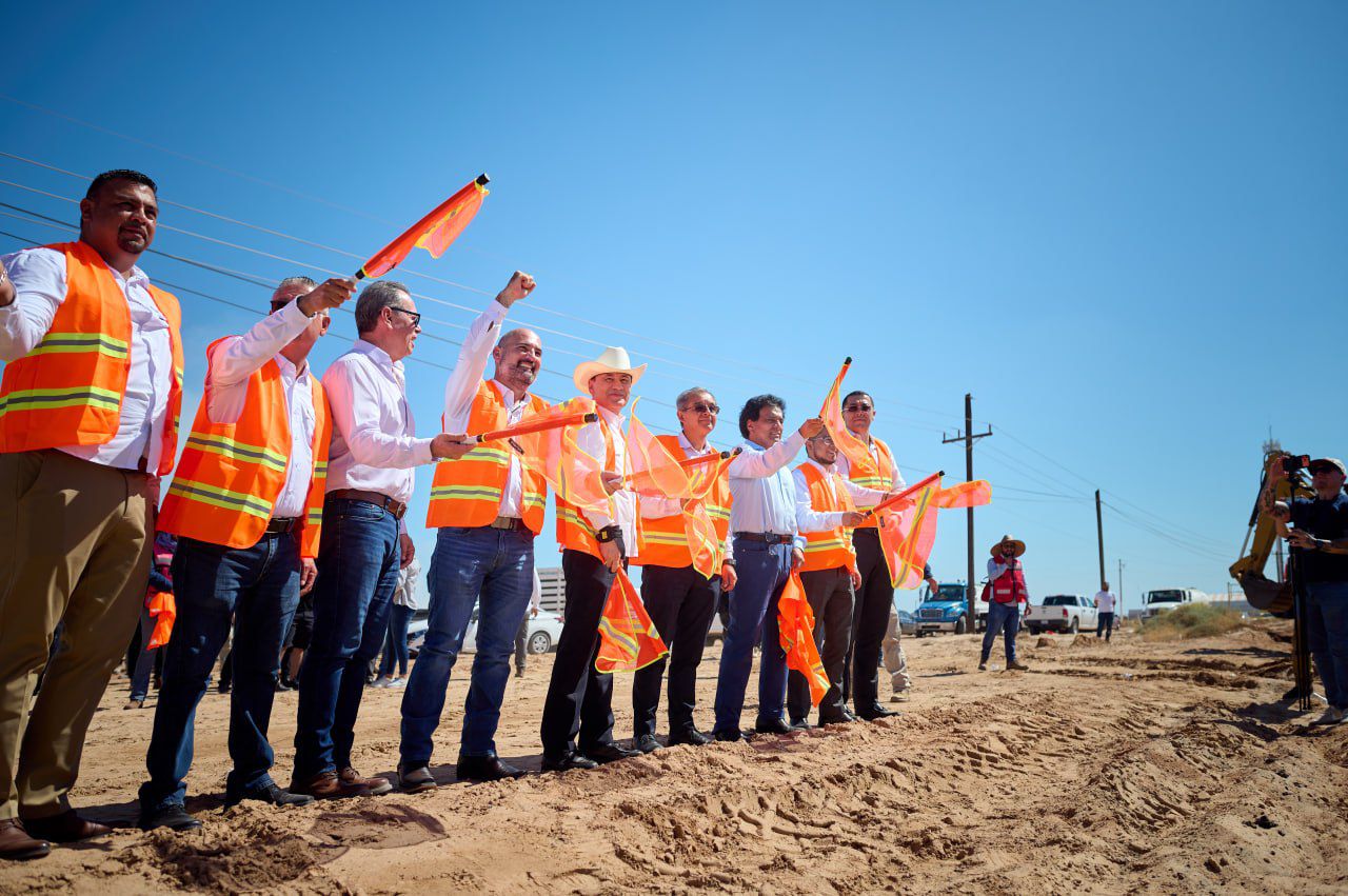 Durazo y Sheinbaum arrancan modernización de carretera Sonoyta-Peñasco